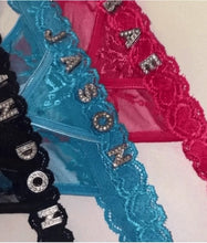 Load and play video in Gallery viewer, Customizable Icy Charm Thong