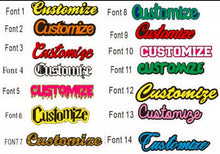 Load image into Gallery viewer, Custom Characters Name Plates