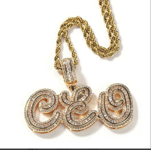 Load image into Gallery viewer, Double Cursive Name Chains