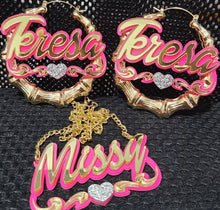 Load image into Gallery viewer, Name Plate Set 2pcs