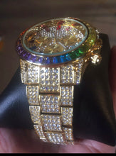 Load image into Gallery viewer, Iced Out Rainbow Watch