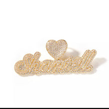 Load image into Gallery viewer, Two Tone So Icy Tennis Heart Necklace