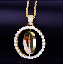 Load image into Gallery viewer, Rotating Iced Out Pendant