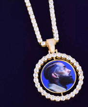 Load image into Gallery viewer, Rotating Iced Out Pendant