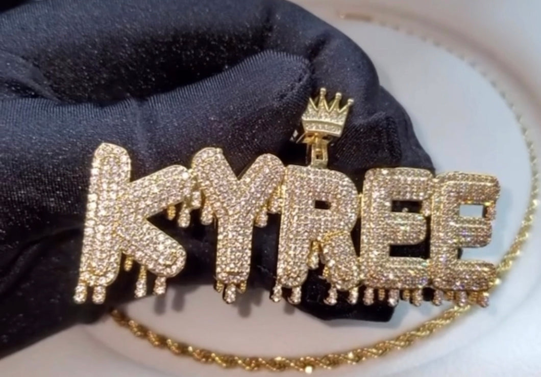 Dripping Crown Name Plate