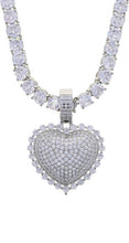 Load image into Gallery viewer, Icy Heart Tennis Neckless
