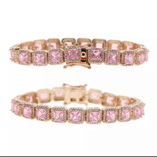 Load image into Gallery viewer, Icy Squares Bracelet
