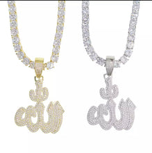 Load image into Gallery viewer, Icy Allah Tennis Necklace
