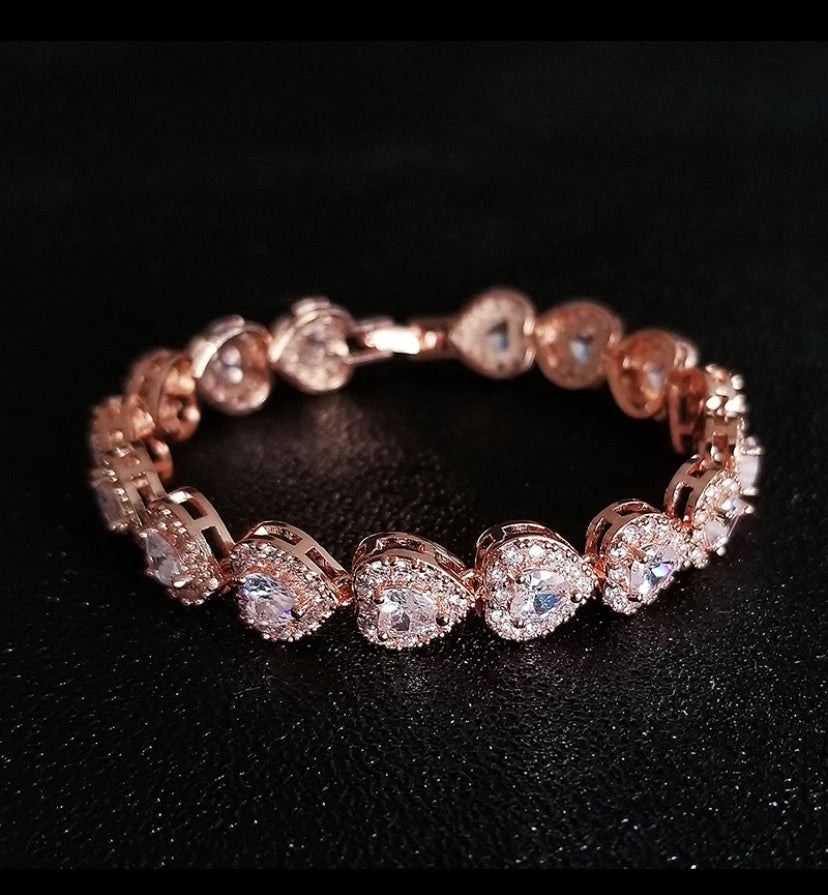 Icy Heart Bracelet